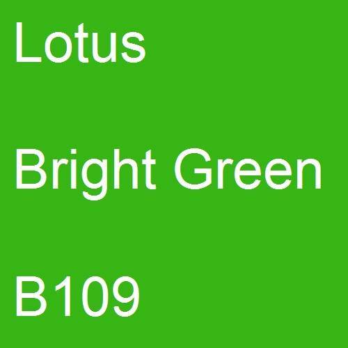 Lotus, Bright Green, B109.